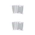 thumbnail image 2 of Transemion Car Door Handle Sticker Fiber Film Anti-scratch Universal Auto Handle Cover Silver 2Set, 2 of 6