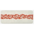 thumbnail image 1 of Rowan Kitchen Mat, Border with Wild Red Mountain Ashes on Twigs Hand Painted Natural Art Print, Plush Decorative Kitchen Mat with Non Slip Backing, 47" X 19", Orange and Pearl, by Ambesonne, 1 of 1