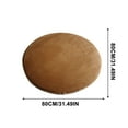 thumbnail image 2 of Soft Velvet Round Area Rug with Non-Slip Backing for Bedroom Living Room Floor Mat, 2 of 4