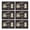 Brown Coffee Bar, variant on Coffee Beans Latte Chocolate Place Mats Durable Placemats for Restaurant Valentines Gift Party Christmas Simple Fashion Table Placemats