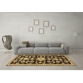 thumbnail image 3 of Ahgly Company Machine Washable Indoor Square Persian Brown Traditional Area Rugs, 8' Square, 3 of 4