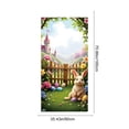 thumbnail image 3 of Weloille Easter Door Cover Decoration, 35 x 71 Inch Festive Pattern Door Curtain, Reusable Washable Fabric Door Banner, Holiday Decor for Front Door, Entryway, Living Room and Party Backdrop, 3 of 6