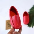 thumbnail image 5 of BLTIBY Toddler Baby Boys Girls Flat Shoes Non Skid Candy-Colored Slipper Sneaker Moccasins Infant Cute Comfy Solid Shoe Red 4.5-5Years, 5 of 8