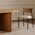 thumbnail image 4 of Moe's Home Collection Foley Dining Chair Fabric White, 4 of 7