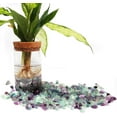 thumbnail image 4 of Sinkoo Polished Gem Fluorite Gravel Rocks Bulk 0.66Lb/300g Natural Tumbled Crystal Chips Decorative Pebbles for Home Decoration & Fish Turtle Tank, Vase Filler, Plants Decor,Diy Crafts, 4 of 6