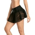 thumbnail image 5 of BeautyIn Women's Solid Swim Skirt Build-in Brief Bikini Bottoms, 5 of 7