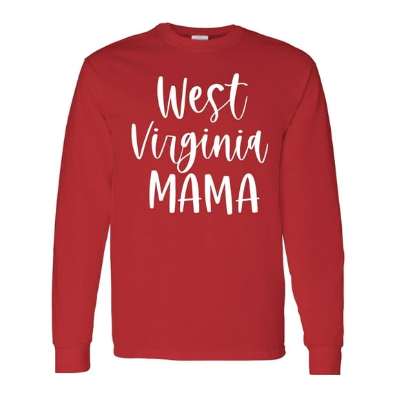 Inktastic West Virginia Mama Long Sleeve T-Shirt
