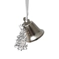 thumbnail image 1 of Clearance! Christmas Bells Christmas Decorations With Snowflakes Silver Bells Christmas Tree Decorations Christmas Galvanized Decor Ornament With Hanging Heart & Angel Decorative (Color:Love, 1 of 8