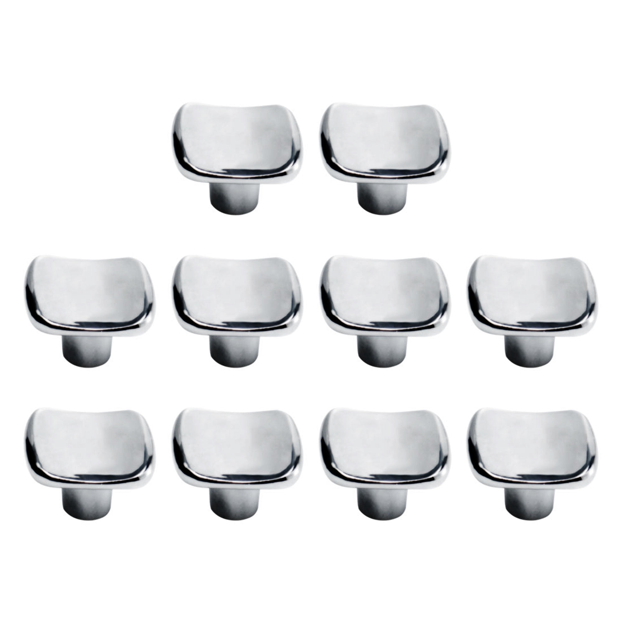 Knobs 30x27mm Wardrobe Dresser Knobs Pull Handle for Home Office Hotel