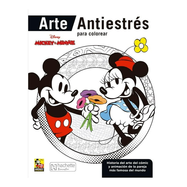 Arte Antiestrés Mickey Minnie Ediciones Larousse de
