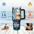 thumbnail image 3 of Game Tumbler with Lid and Straw, 40oz Gamer Water Bottle Cup with Handle, Gaming Travel Coffee Mugs, Birthday Gifts for Gamer Men Boys, 3 of 6