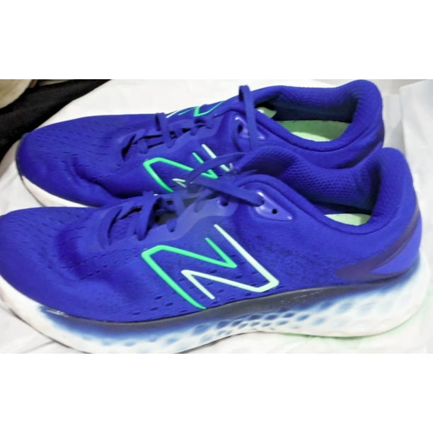 New Balance Mens EV0Z Blue Neon Green Casual Shoes Sneakers Size 11.5