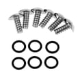 thumbnail image 3 of 2 Piezas De Nylon Negro Kayak Pie Pedal Pedal Pies Resto Clavija Accesorios Sunnimix Soporte para kayak, 3 of 8