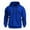Blue, variant on ZyeKqe Hoodies for Men Fall Winter Fleece Lined Long Sleeve Pullover Tops Outdoor Sports Hooded Sweatshirt