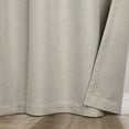 thumbnail image 5 of Superior Nyan 100% Blackout Curtains Set of 2, Grommet Header Curtain Panel Pair, Oatmeal Beige, 52"W x 108"L, 5 of 9