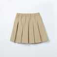 thumbnail image 2 of XIYON Girls School Skirts Pleated Midi Skirt For Kids Teenagers British Style Elastic Waist Casual Daily Wear Lovely, 2 of 3