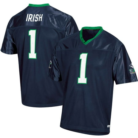 Men's Russell Athletic Navy Notre Dame Fighting Irish Replica Football Jersey