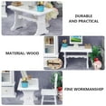 thumbnail image 2 of MIANGASTORE 1pc Adorable Mini Table Model Mini Study Desk Model Computer Desk Model, 2 of 7