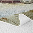 thumbnail image 5 of Erosebridal Summer Beach Camp Quilt Full for Boys Girls, RV Camping Car Full Bedspread Sets, 3 Pieces, 5 of 7