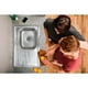 thumbnail image 2 of MEER Faucets by CNX | Fregadero para Cocina con Escurridero de Acero Inoxidable Satinado. Tarja para Empotrar, 80 x 50 x 15 cm MEER Faucets by CNX TSEI8050, 2 of 7