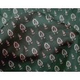 thumbnail image 4 of oneOone Silk Tabby Fabric Leaves & Floral Block Print Sewing Fabric BTY 42 Inch Wide, 4 of 4