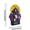 thumbnail image 5 of Adornos De Halloween Para Escritorio Estilo Minimalista Moderno De Madera Para El Hogar Y Fiestas Navideñas Para Y La Familia, 5 of 5