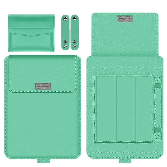 Laptop Sleeve Case 13 14 15.4 15.6 Inch for HP Dell Notebook bag for Macbook Air Pro 13.3 13.6 Shockproof Case for Men Women (Mint Green,15 Inch)