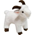 thumbnail image 2 of 11,8 Pulgadas Cabra Peluche Animal Cabra para Niños Animales de Granja Cabra Juguete para Niño Niña Juguetes (Blanco), 2 of 7