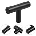 thumbnail image 6 of CIMAXIC Black Matte Cabinet Knobs, T-Shape Door Handles, Sturdy and Stylish, 6 of 6