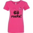 thumbnail image 3 of Inktastic 65th Birthday 65 Rocks Women's T-Shirt, 3 of 5