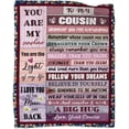 thumbnail image 1 of LHSHID Bonus Daughter Christmas Blanket Gifts Bonus Daughter Throw Blankets Stepdaughter Gifts from Stepmom Thanksgiving Gifts for Step Daughter Blanket 60x80in, 1 of 6