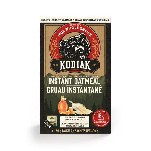 Kodiak Maple Brown Sugar Instant Oatmeal Packets 6ct, Kodiak Cakes 6ct