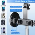 thumbnail image 2 of 2025 New Selfie Stick Tripod with Fill Light,Selfie Stick Tripod with Fill Light, Phone Selfie Stick ，Durable Stainless Steel Design, Bluetooth Remote Control, and Stable Three-Legged Support (Black), 2 of 9