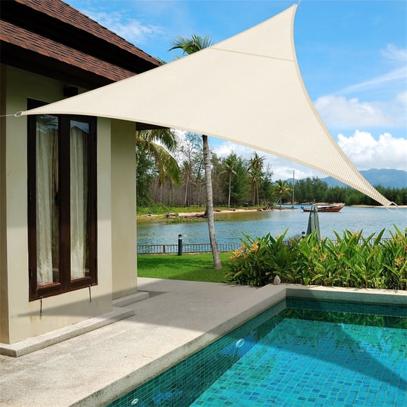 DPTALR Sun ShadeSail Canopy Cover For Patio Outdoor, Rectangle Backyard ShadeSail For Garden Playground