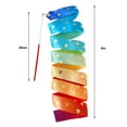 thumbnail image 5 of NIBOLOG Rhythmic Gymnastics Ribbon Vibrant Color Extra Soft Smooth Flexible Dancer Wand Twirling Dance Streamer for Kids, 5 of 7