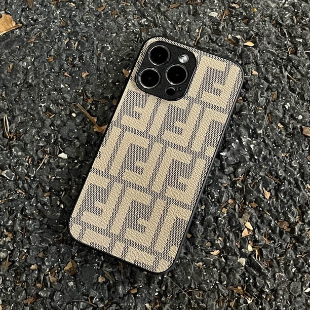 Funda Colorida De Cuero De Lujo Para iPhone 14 13promax 12 11 Protectora Completa Moda FF