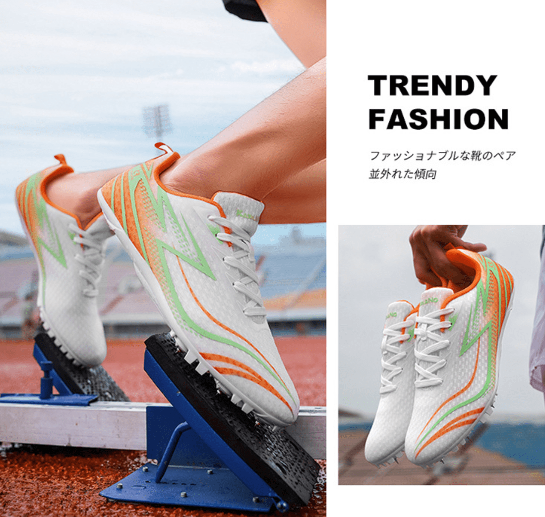 ChiVerve Track and Field Shoes for Men Women 8 Spikes Boys and Girls Kids Running Racing Shoes