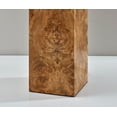 thumbnail image 4 of Adesso Frederick 28.5" 1-Light Burled Wood & Brass Table Lamp with White Boucle Shade, 4 of 6