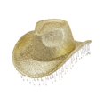 thumbnail image 3 of Segolike Cowboy Hat for Women Cowgirl Hat for Concerts Themed Party Wedding Birthday, 3 of 8