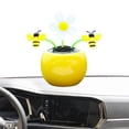 thumbnail image 4 of Juguetes de girasol con flores danzantes solares de flor de manzana, juguete de baile con balanceo para automóvil, decoración del alféizar de la ventana del automóvil, juguetes de columpio d, 4 of 5