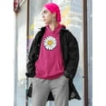 thumbnail image 2 of Whoopsie Daisy Heart Core Hoodie Women -Image by Shutterstock, Female Medium, 2 of 4