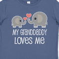thumbnail image 4 of Inktastic Grandaddy Loves Me Grandchild Boys or Girls Baby T-Shirt, 4 of 5