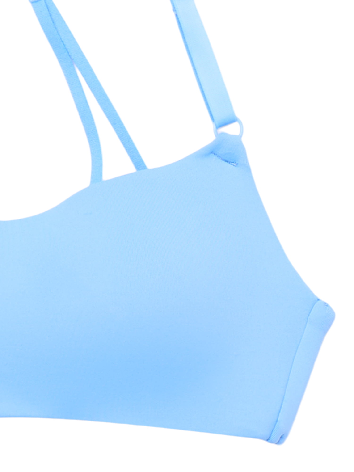 Wonder Nation Girls Soft & Smooth Padded Scoop Bralette, 2-Pack, Sizes XS-XXL