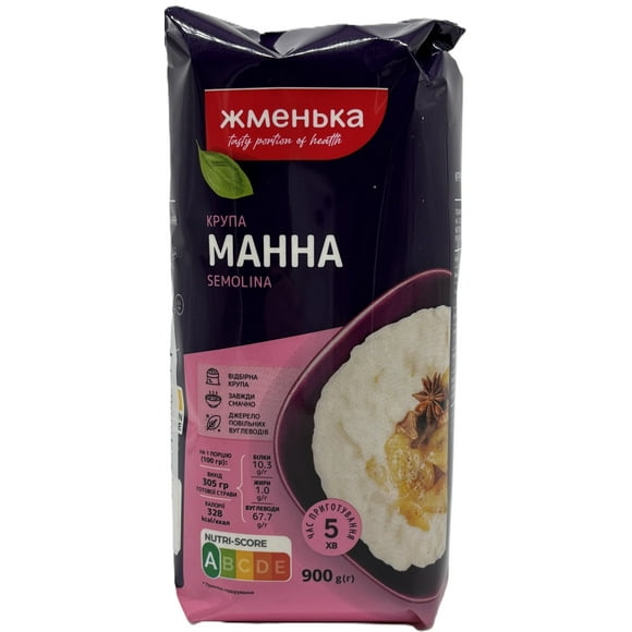 Zhmenka Semolina Manka GMO Free 1.98 LB / 900 gr Product of Ukraine
