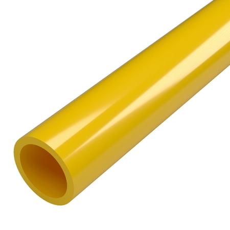 - FORMUFIT P001FGP-YE-5 Schedule 40 PVC Pipe, Furniture Grade, 5-Feet, 1