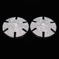 thumbnail image 3 of Visland 1 Pair Nipple Sticker Adhesive Luxury Reusable Sticky Gift Shiny Rhinestone Embedded Breast Cover Pasties Body Jewelry, 3 of 8