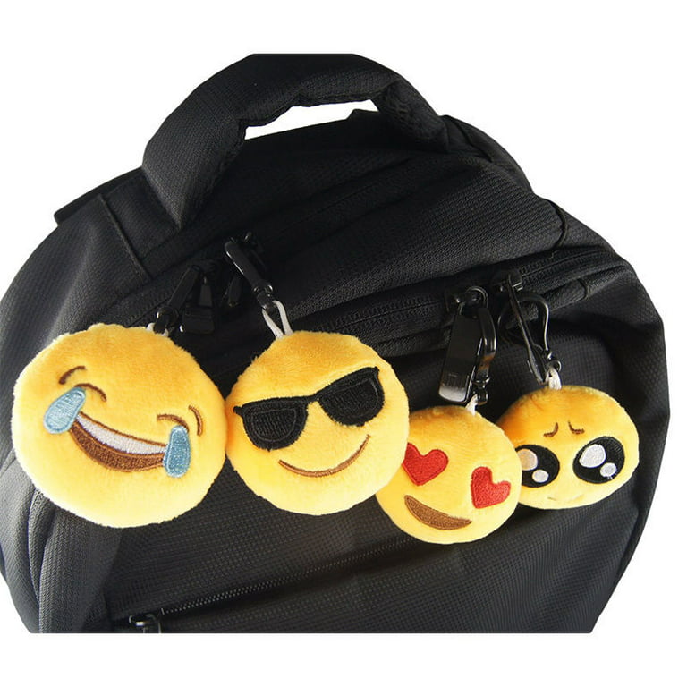 BESTZY 30 pcs Mini Porte clé Emoji,Smileys Keychain Mignon Emoji