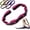 Pink, variant on Numbered Resistance Band, 8-Section Dance Stretching Belt, Fitness Elastic Tension Exercise Pull Rope, Multi-Loop Yoga Pilates Strap, for Glutes Legs Stretching