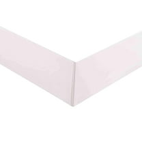 Sheets & Beyond Solid Microfiber Bed Skirt, Queen, White