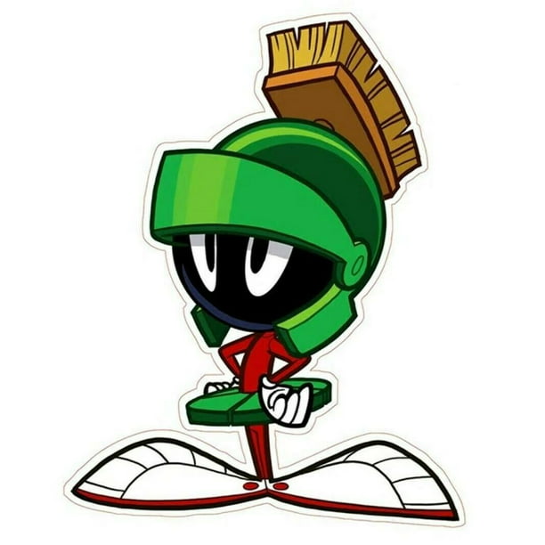Marvin The Martian Character 5 Inches Tall Waterproof Car Vinyl Decal ...